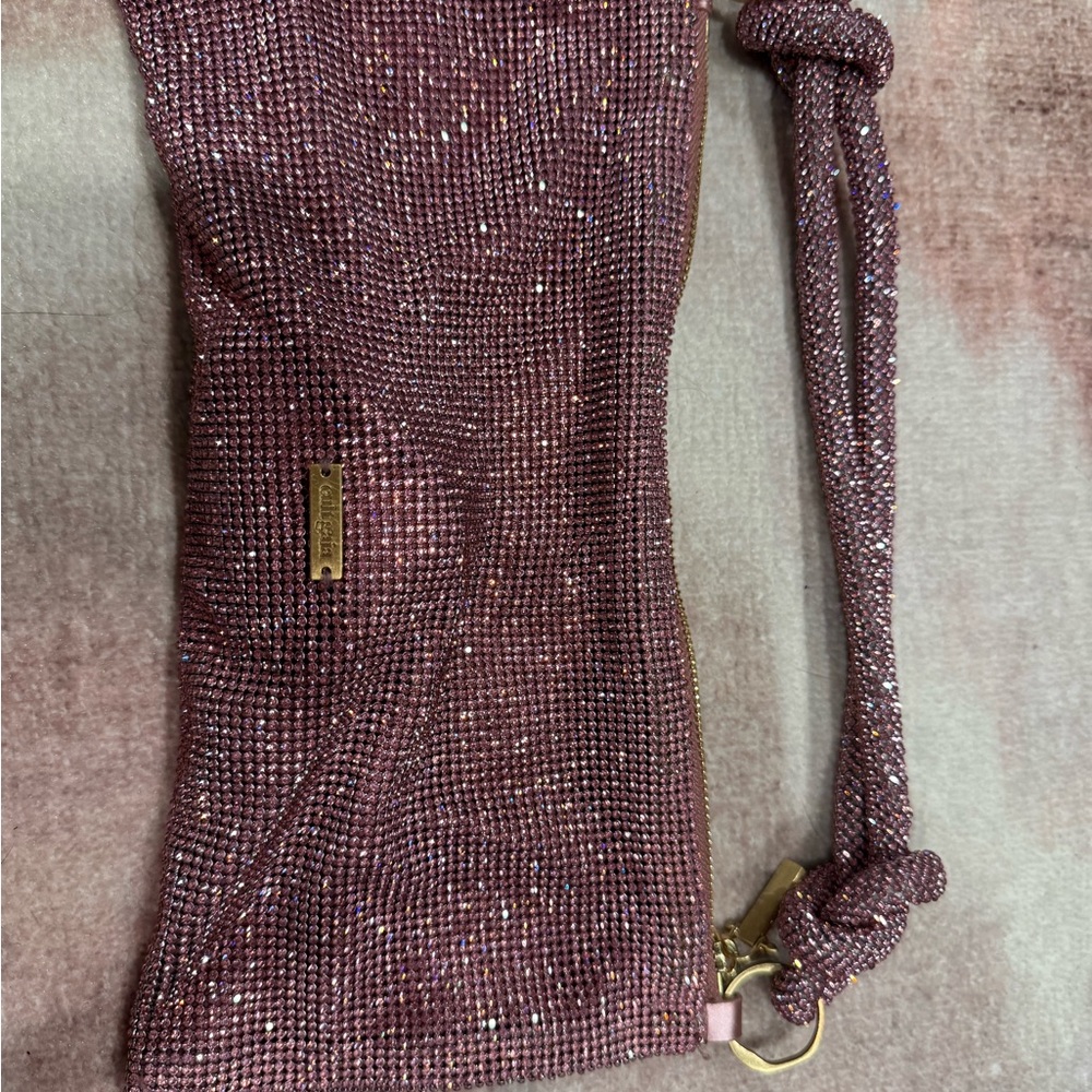 Elegant Burgundy Clutch Bag